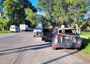 TRIPLE CHOQUE EN LA RUTA 5 Y ACCESO ELIZONDO. NO HAY HERIDOS