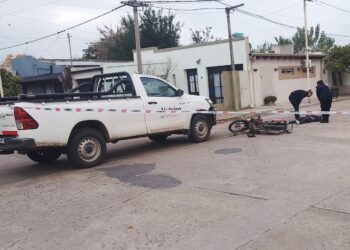 CHOQUE EN LAVALLE Y CATAMARCA. UNA MUJER HERIDA