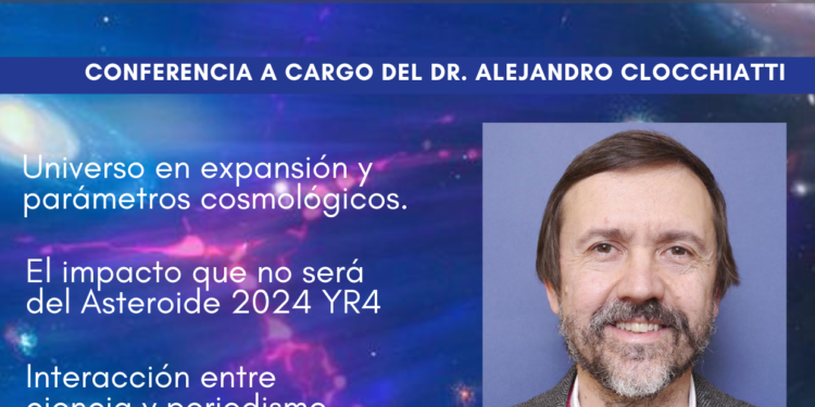 GRUPO CHOIQUE INVITO A BRAGADO AL DESTACADO ASTROFISICO CLOCCHIATTI GARCIA