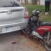 UNA MUJER HERIDA AL CHOCAR CON SU MOTO