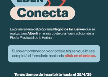 “EDEN CONECTA” SE SUMA A LA FIESTA DE LA HARINA EN ALBERTI