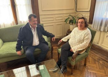 EL ENCUENTRO MENOS ESPERADO: SE REUNIERON EL INTENDENTE MUNICIPAL Y LA PRESIDENTA DE LA UCR