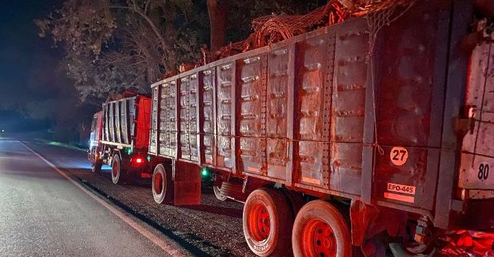 CON UN BRAGADENSE INVOLUCRADO, CHOCARON UN AUTOMOVIL Y UN CAMION  EN RUTA 5.