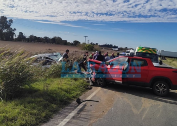 VIOLENTO CHOQUE EN EL CRUCE LAS RUTAS 5 Y 51: UNA MUJER FALLECIDA