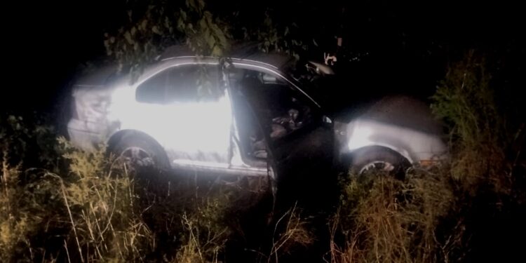 DESPISTE EN RUTA 5. LOS OCUPANTES DEL AUTO RESULTARON ILESOS