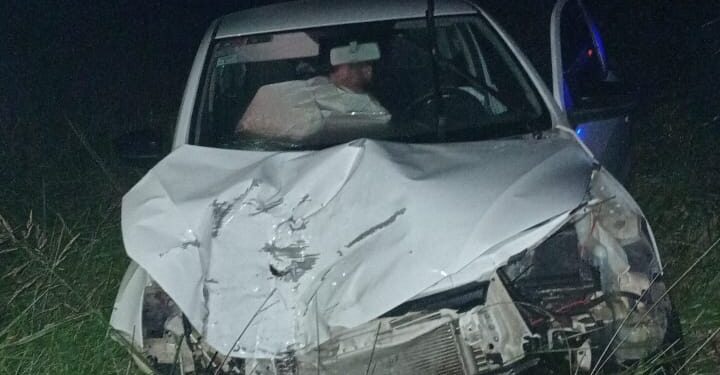 NUEVAMENTE RUTA 5: UNA RUEDA QUE SE DESPRENDIO UN CAMIÓN IMPACTO EN UN AUTO