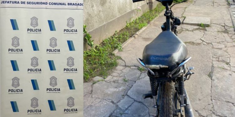 LO QUE EN SU MOMENTO, FUE UNA UNA MOTO,  FUE SECUESTRADA POR LA POLICIA