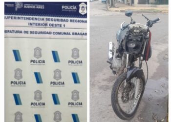 CHOCO CON SU MOTO Y DESCUBRIERON QUE TENIA PEDIDO DE SECUESTRO DE UNA UFI DE MORENO