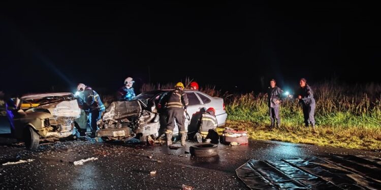 CHOQUE FRONTAL EN RUTA 46. FALLECIÓ UNO DE LOS HERIDOS