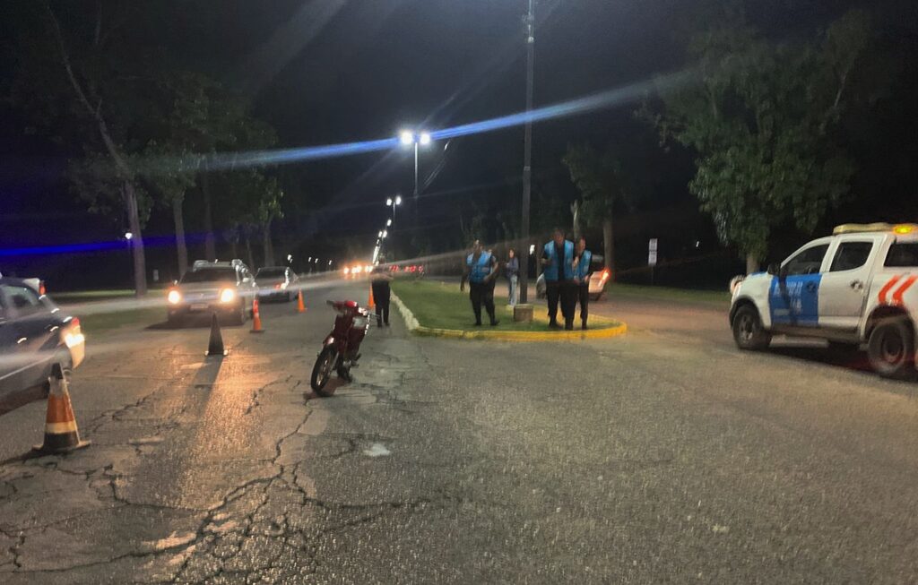 moto de caida acceso