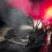 INCENDIO DE UN AUTO EN RUTA 46