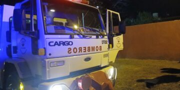 LLAMADO A BOMBEROS POR PRINCIPIO DE INCENDIO DE UNA SALAMADRA