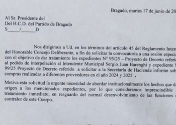 LLEGÓ AL CONCEJO DELIBERANTE EL PEDIDO  PARA INTERPELAR AL INTENDENTE BARENGHI POR EL ESCÁNDOLO DE PROVEEDORES