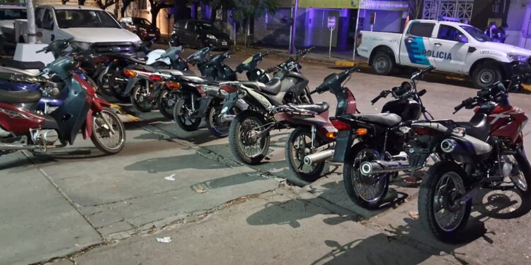 MASIVA RETENCION DE MOTOS: 16 FUERON SECUESTRADAS POR FALTAS EN GENERAL