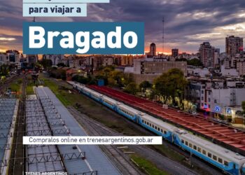 YA ESTAN A LA VENTA LOS PASAJES DE TRENES LARGA DISTANCIA A BRAGADO