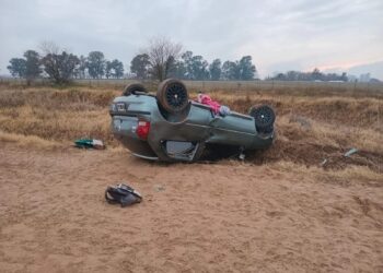 TERCER VUELCO EN POCAS HORAS: ESTA VEZ CAMINO A WARNES