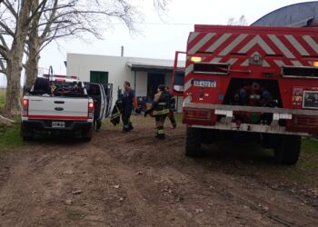 PRINCIPIO DE INCENDIO EN UN CAMPO EN OLASCOAGA