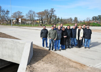 CHIVILCOY: INAUGURARON LA RECONSTRUCCIÓN DEL PUENTE EN AVENIDA LISANDRO DE LA TORRE