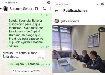 EL CRUCE QUE ESPERABAN. VICENTE GATICA LE RESPONDE A SERGIO BARENGHI” HA FALTADO A LA VERDAD”.