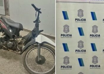 OCASIONO DISTURBIOS EN LA CALLE Y FUE APREHENDIDO: TENIA EN SU PODER DROGAS Y UNA MOTO ROBADA