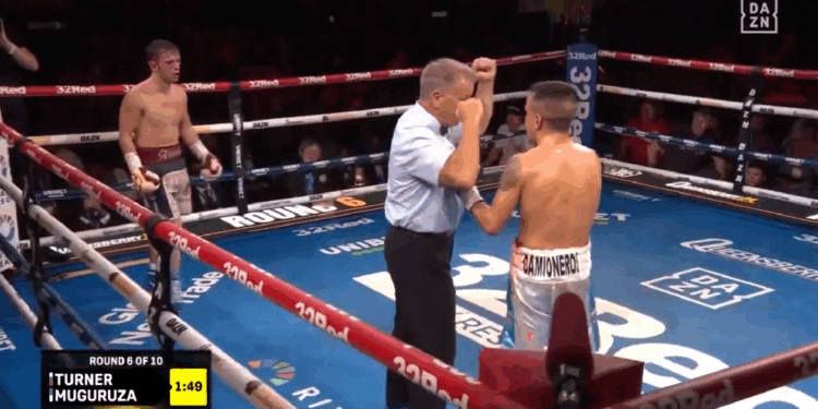 NO IMPORTA… “NICO” MUGURUZA CAYO POR K.O. PERO PELEÓ CON ENTEREZA