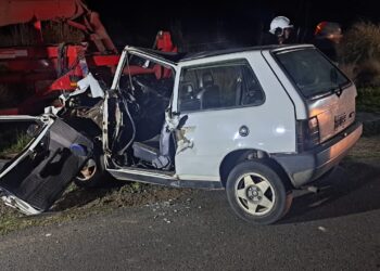FATALIDAD EN LA RUTA 46. UN AUTOMOVIL CHOCO CON UNA MAQUINA AGRICOLA. UN HOMBRE PERDIO LA VIDA