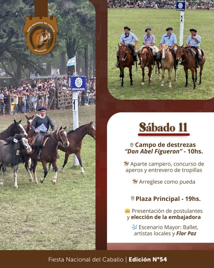 FIESTA NACIONAL DEL CABALLO. PARA AGENDAR EL PROGRAMA COMPLETO DE LA 54° EDICIÓN. 8 fiestavertical3