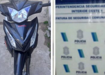 MENOR DE 16 AÑOS CIRCULABA EN UNA MOTO QUE TENÍA PEDIDO DE SECUESTRO