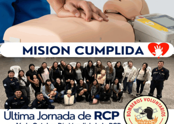 BOMBEROS DICE MISION CUMPLIDA: CERCA DE 350 PERSONAS CAPACITADAS EN RCP