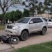 ACCIDENTE. UNA MUJER QUE IBA EN MOTO SE HALLA INTERNADA