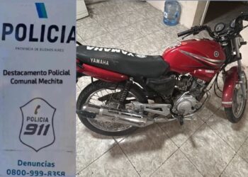 DOS MENORES APREHENDIDOS POR EL ROBO DE UNA MOTO EN MECHITA