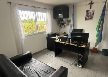 EL PERSONAL DEL PUESTO DE VIGILANCIA DE IRALA REALIZÓ TRABAJOS DE PINTURA EN SUS INSTALACIONES