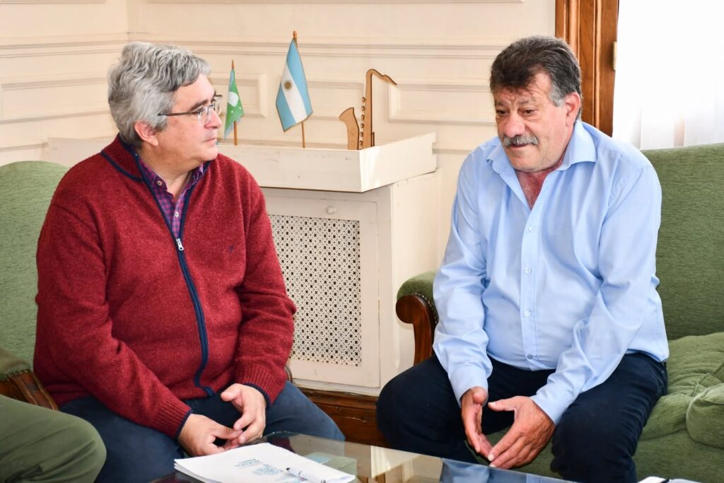 EMERGENCIA AGROPECUARIA. EL INTENDENTE RECIBIÓ AL MINISTRO JAVIER RODRÍGUEZ 10 1000078885