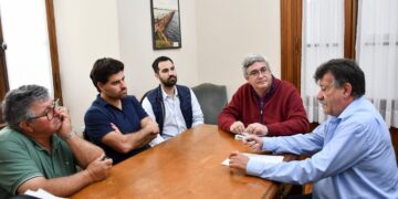 EMERGENCIA AGROPECUARIA. EL INTENDENTE RECIBIÓ AL MINISTRO JAVIER RODRÍGUEZ