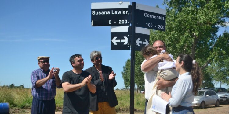 UNA CALLE DE O’BRIEN LLEVA EL NOMBRE DE SUSANA LAWLER