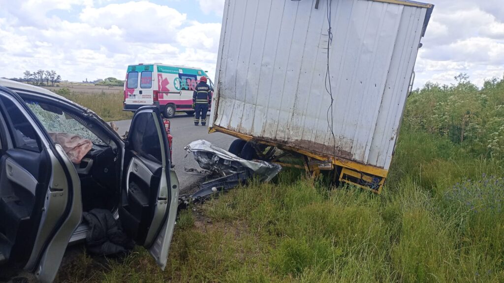 ACCIDENTE DE UN BRAGADENSE EN RUTA 46. HAY UNA VICTIMA FATAL 4 accidente con casilla