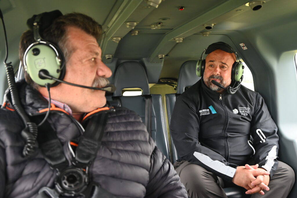 LA SUBSECRETARIA DE EMERGENCIAS DE LA PROVINCIA EVALUO TAMBIEN LA SITUACION DE BRAGADO 6 bragado inundado desde el aire1