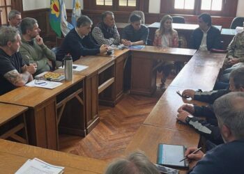 INUNDACIONES: LA INTENDENTE DE 9 DE JULIO RECIBIÓ A AUTORIDADES PROVINCIALES Y NACIONALES