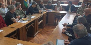 INUNDACIONES: LA INTENDENTE DE 9 DE JULIO RECIBIÓ A AUTORIDADES PROVINCIALES Y NACIONALES