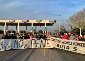 FUERTE RECHAZO DE INTENDENTES AL NUEVO PEAJE EN GOROSTIAGA SOBRE LA RUTA 5 6 FUERTE RECHAZO DE INTENDENTES AL NUEVO PEAJE EN GOROSTIAGA SOBRE LA RUTA 5