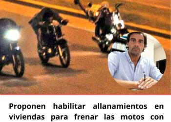 PROPONEN HABILITAR ALLANAMIENTOS EN VIVIENDAS PARA FRENAR MOTOS CON ESCAPES LIBRES EN CHIVILCOY