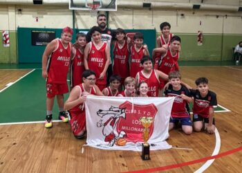 LOS MILLONARIOS U11, CAMPEONES DE BASQUET DE LA COPA DE ORO EN CHIVILCOY