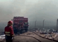 INCENDIO EN EL BASURAL MUNICIPAL: TRABAJO OPERATIVO DE GRAN PARTE DEL EQUIPO DE BOMBEROS