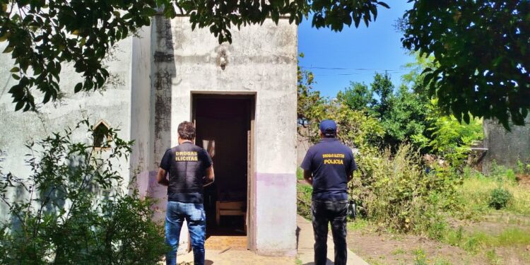 EN EL MARCO DE UNA CAUSA DE ESTUPEFACIENTES, ALLANAMIENTO EN MECHITA