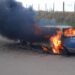 DESTRUCCCION TOTAL DE UN AUTOMOVIL QUE SE INCENDIO CAMINO A LA LIMPIA 12 DESTRUCCCION TOTAL DE UN AUTOMOVIL QUE SE INCENDIO CAMINO A LA LIMPIA