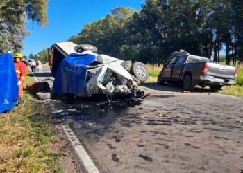 DOS VÍCTIMAS FATALES EN UN VIOLENTÍSIMO CHOQUE EN RUTA 46