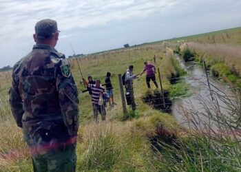 LABRAN INFRACCIONES POR PESCA ILEGAL EN ZONA RURAL