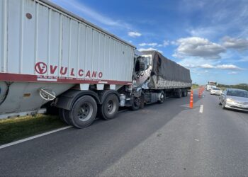 CHOQUE EN RUTA 5, AFORTUNADAMENTE CON HERIDOS LEVES