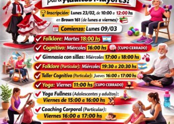 INSCRIPCIÓN A LOS TALLERES PARA ADULTOS MAYORES EN EL COMITÉ RADICAL.