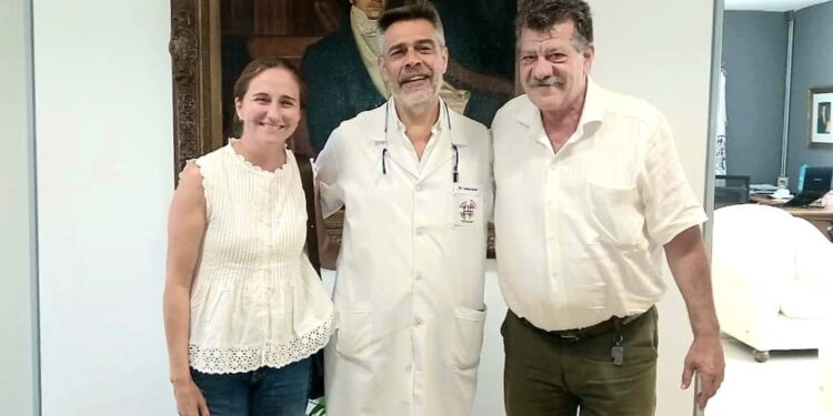 EL INTENDENTE ANUNCIO LA PROXIMA VISITA DEL PRESTIGIOSO MEDICO BRAGADENSE, CARLOS DAMIN